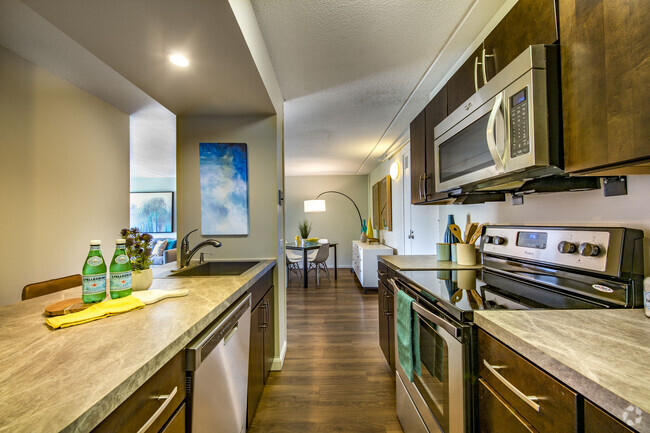 Kitchen With Wood Features - Mystic Place