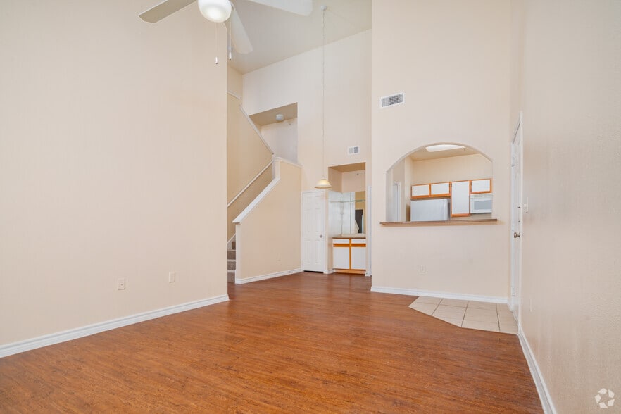 3BR, 2BA - 1238SF Living Room - Hill Country Villas