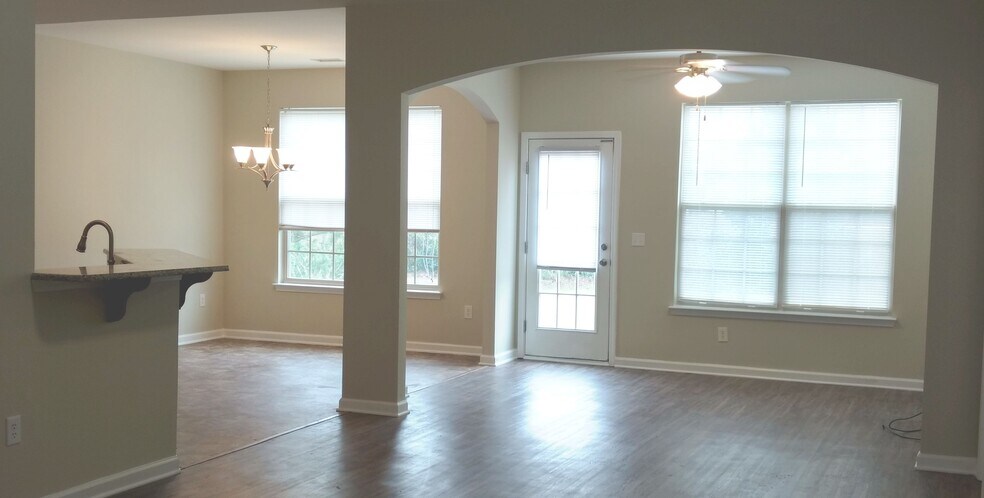 Bright, wide-open living room - 1604 Fairforest Court