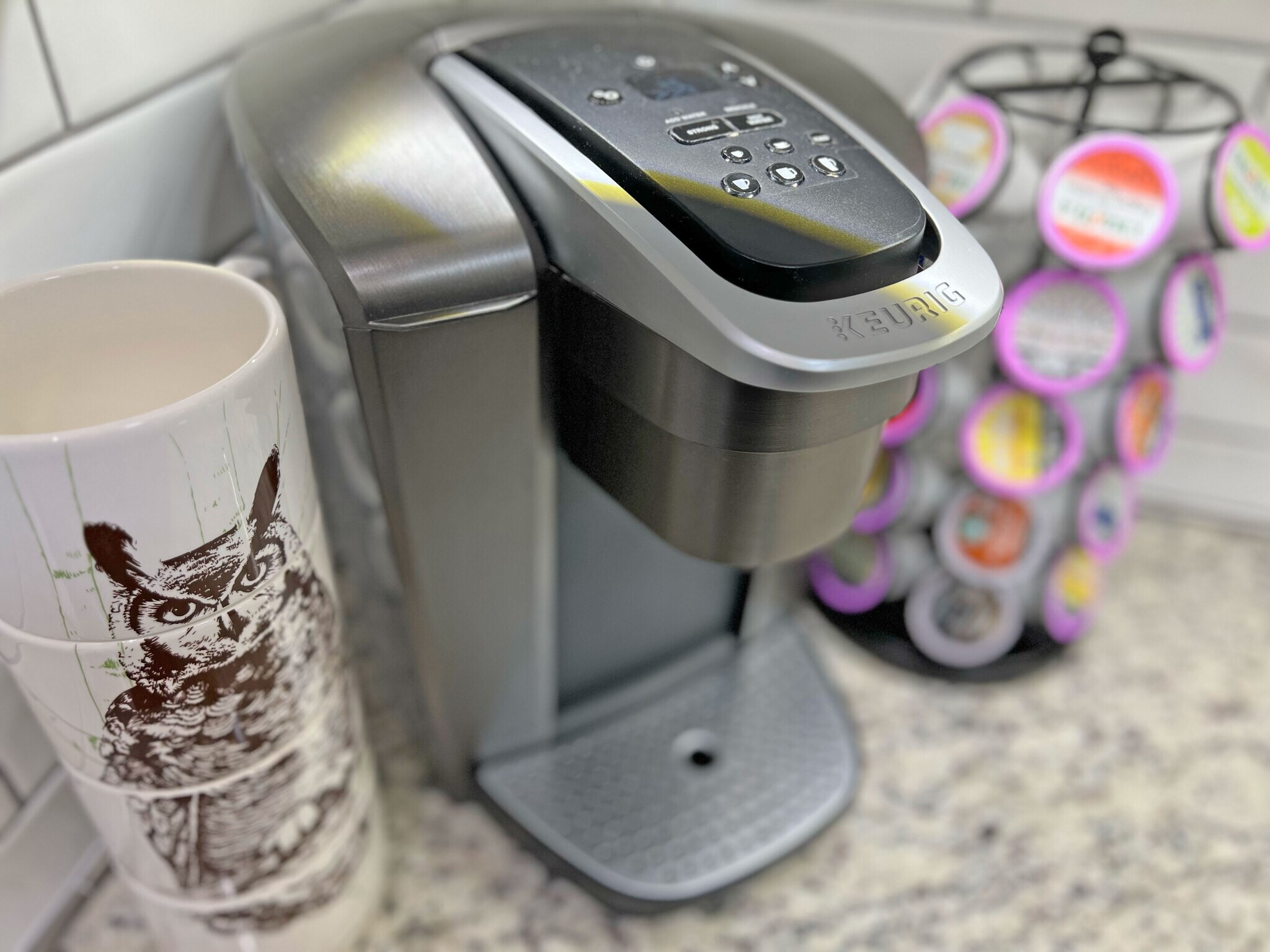 Keurig coffee station stocked w/a variety of popular flavors - 160 17th Street Pl NW