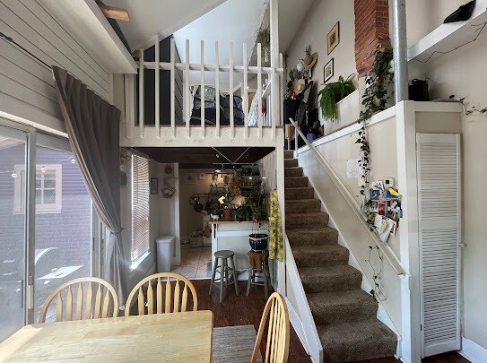Stairs to loft bedroom - 1840 Spruce St