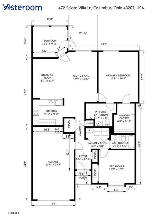 Building Photo - Beautiful 2BR 2BA Home w/ Sunroom • Full Kitchen Suite • Attached Garage in Columbus