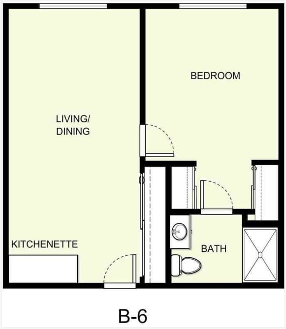 Floorplan - Asher Point Independent Living of Mobile