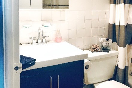 renovated bathroom - 224 W Rittenhouse Square