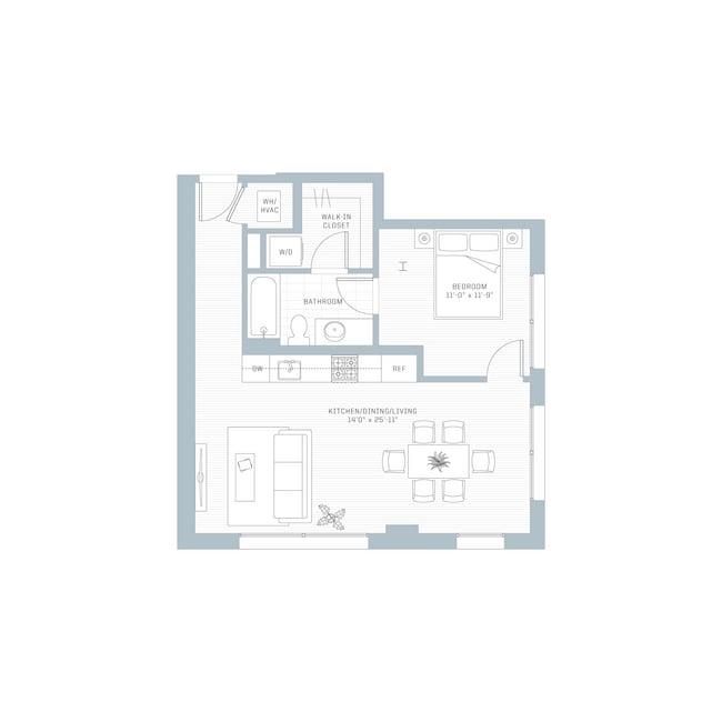 Floorplan - Lofts At Abrams Fixtures
