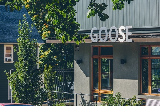 Goose Building Exterior - Goose Apartments