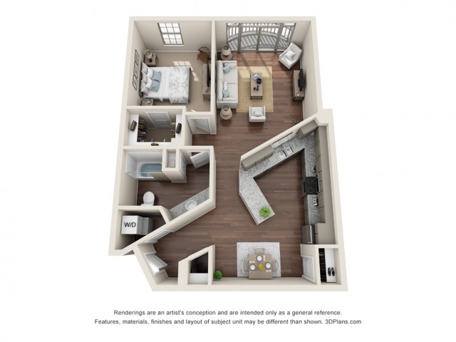 Floorplan - Village Center Apartments