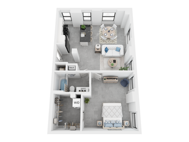 Fitzgerald - 1 Bedroom, 1 Bathroom, 821 sq. ft. - 142 West York