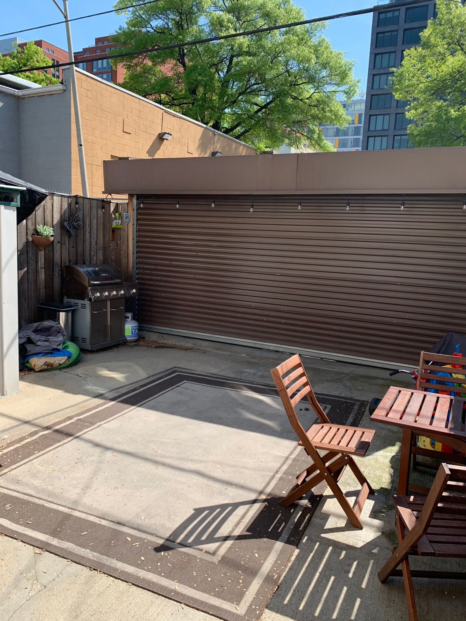 Back yard and parking area - 1244 Carrollsburg Pl SW