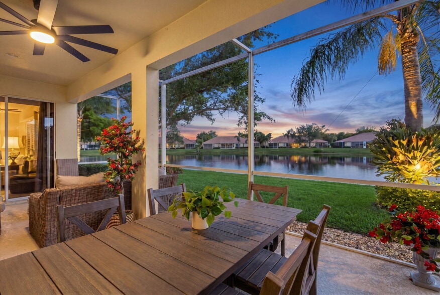 Lanai at Night - 8899 Bristol Bnd