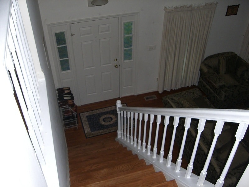 Stairway down - 13505 Leith Ct