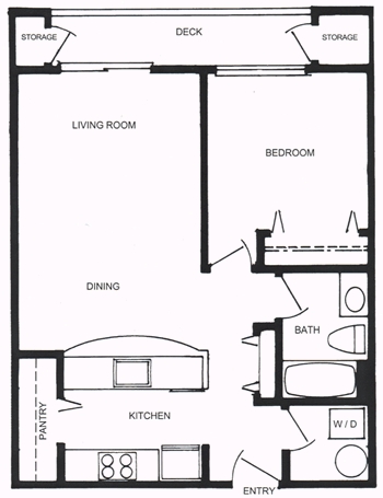 1B/1B - Lyons Gate Apartments