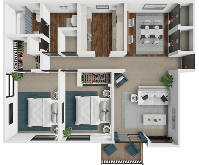 Floorplan - The Retreat at Woodridge Apartments