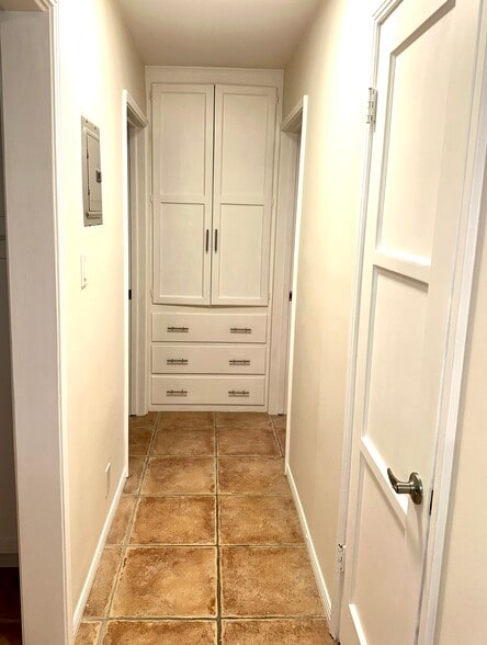 Hallway Storage Cabinets/Drawers - 1033 Pearl St