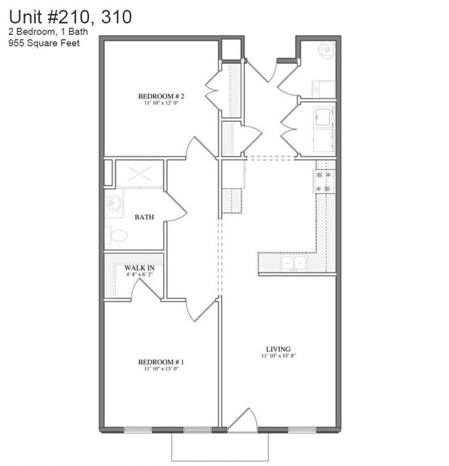 Floorplan - Fifth Avenue Flats