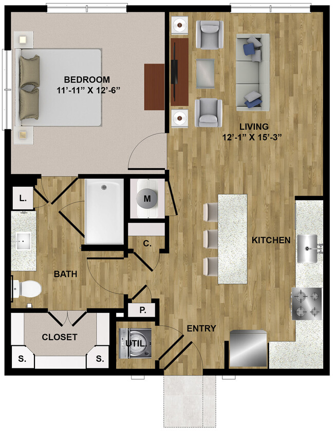 Floorplan - Bishop Central