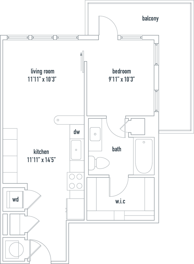 Floorplan - XThe Dartmouth North Hills Apartments