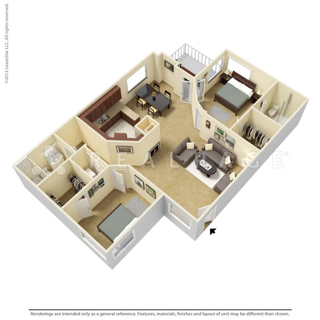 Floorplan - Elements of Belle Rive Apartments