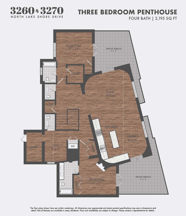 Floorplan - 3260-70 N Lake Shore Drive