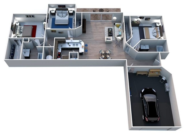C4 Normandy Villa 3 Beds 2 Baths 1 Car Garage - Windsor Castle - Townhomes