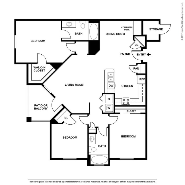 Floorplan - Cortland Fossil Creek