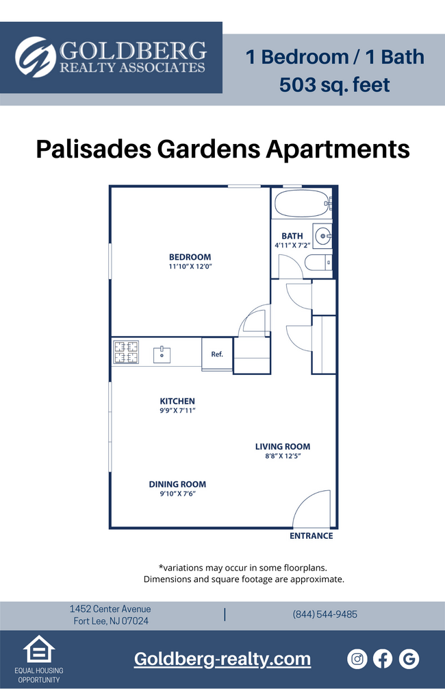 Floorplan - Palisade Gardens Apartments