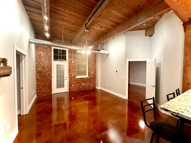 Exposed Beam Woodwork - 55 S Harding St