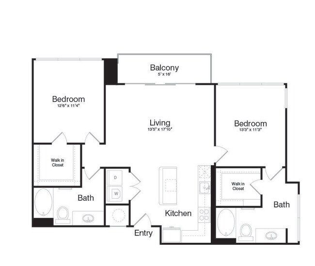 Floorplan - The Katy at Victory Park