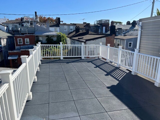 Empty roof deck - 217 S Regester St