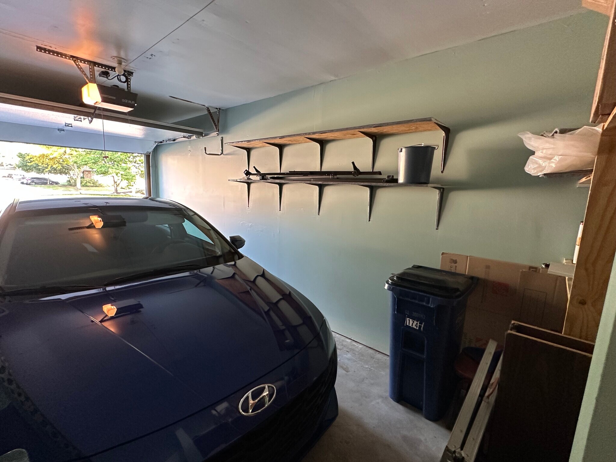 Garage shelving - 174 Hemingway Ct