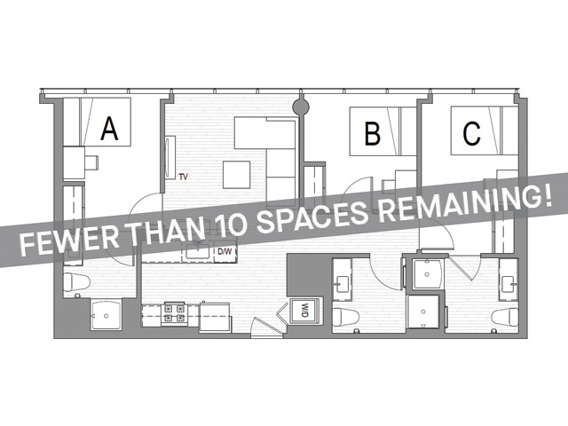 3x3 A - Fewer than 10 Spaces Remaining! - Student | Rise at Riverfront Crossings