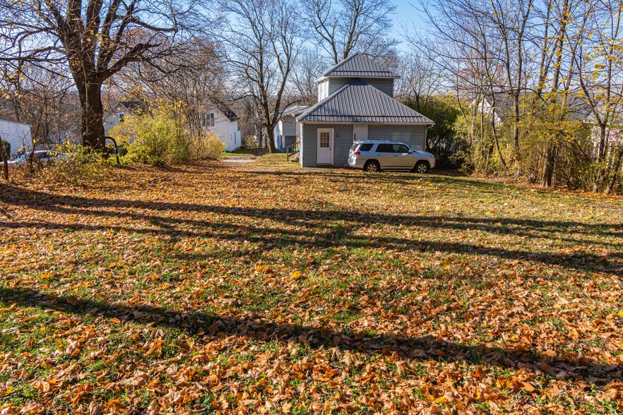 Back yard and parking - 10 Cottage St