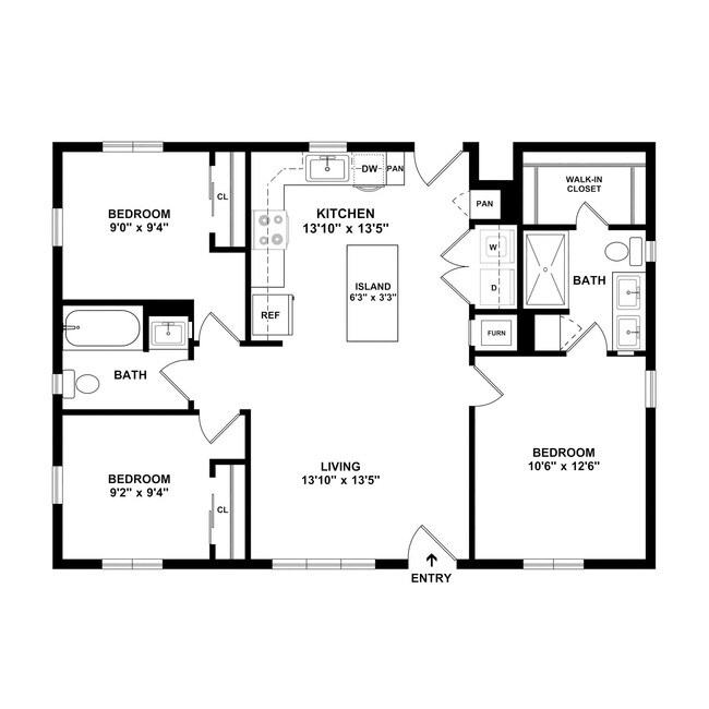 Floorplan - The Falls at Willow Creek