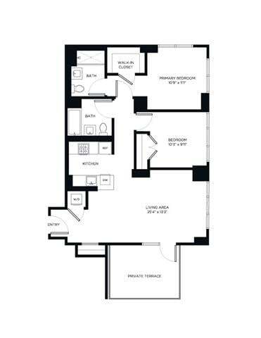 Floorplan - Third at Bankside