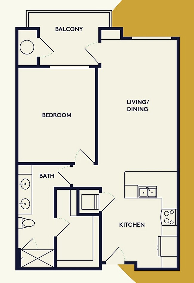 A2-ALT1 | 1bed 1bath - Creekside Park The Grove