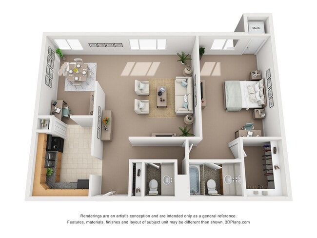 Sherwood Towers_1BR 1_5B_1010 - Sherwood Towers Apartments