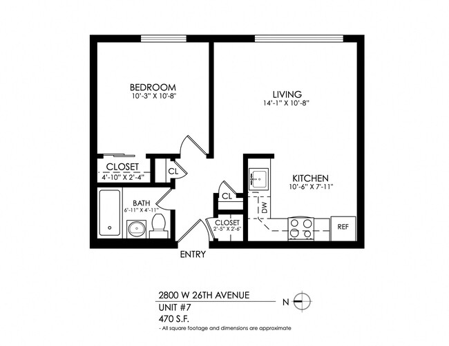 Floorplan - 2800 W 26th