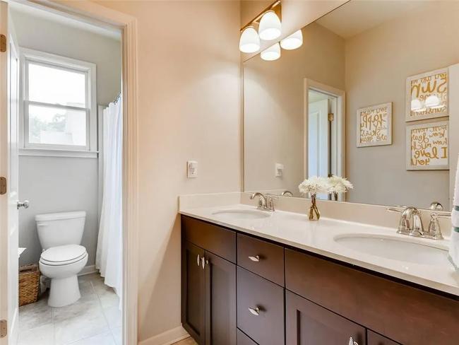 Guest Bathroom with double vanity - 2180 Collins Ridge Dr NW