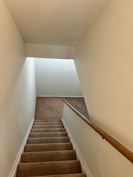 stairs to the basement - 2147 Chapel Valley Ln