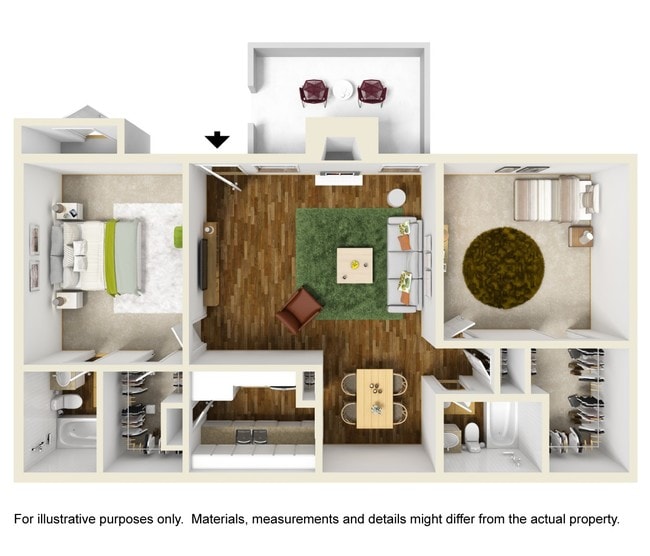 Floorplan - Serena Oaks Apartments