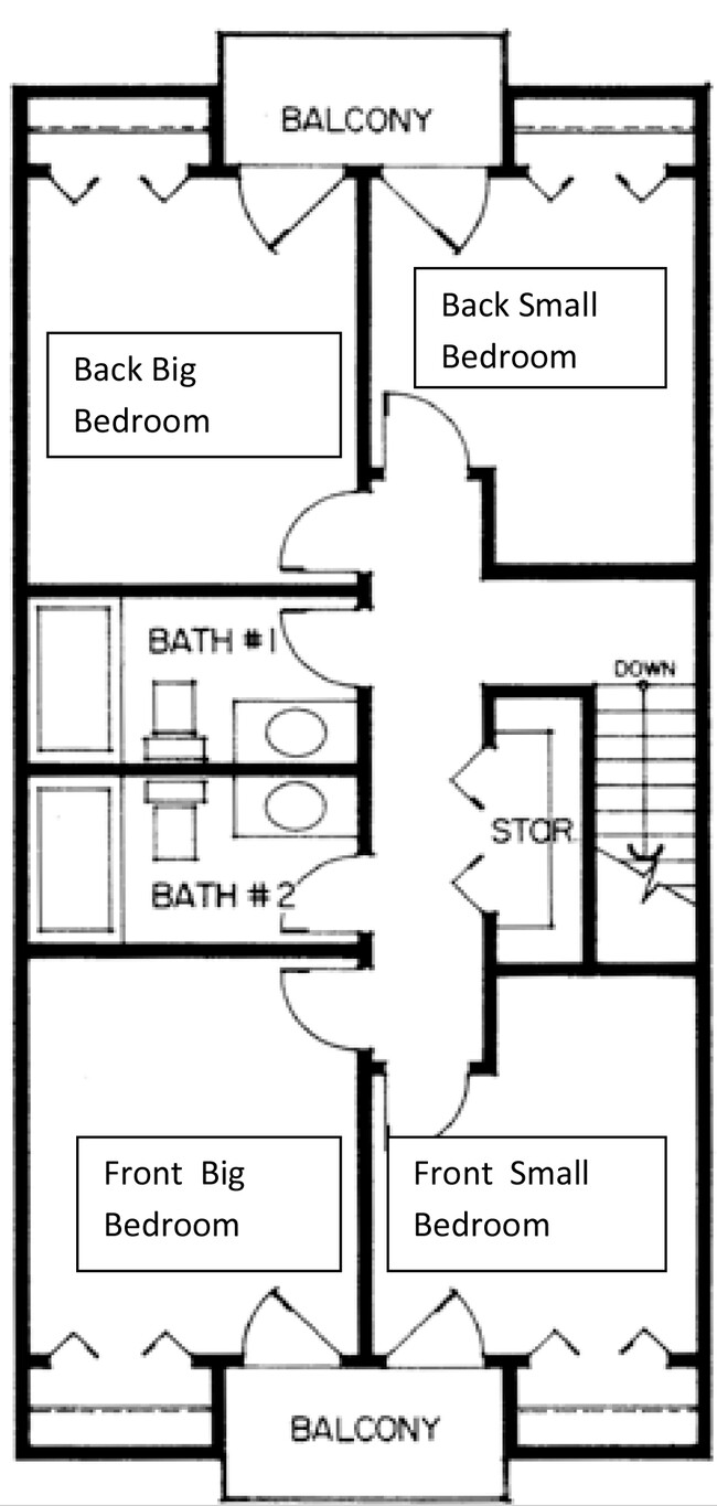 Floorplan - East Townhomes at Whitehall Blvd