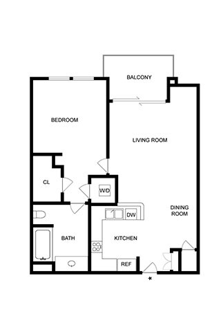 Floorplan - The Guild North Hollywood