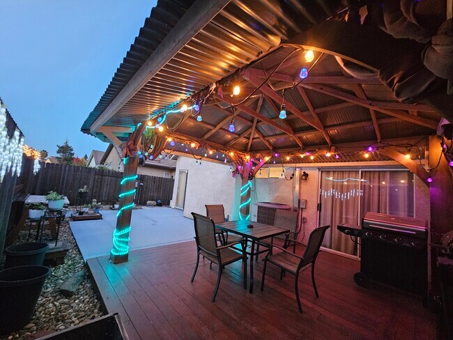 Outdoor Gazebo with Illumination Lights for Special Occasion - 9316 Caulfield Dr