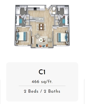 Floorplan - The Edge on Washington