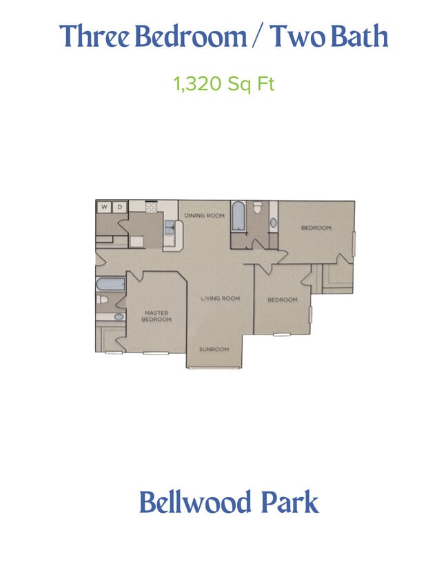 Floorplan - Bellewood Park Apartments
