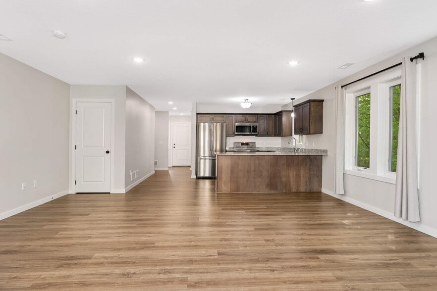 view of the kitchen from the front of the house - 2927 Marshall St NE