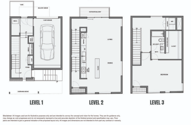 One Bedroom Floor Plan.png - 707 Townhomes