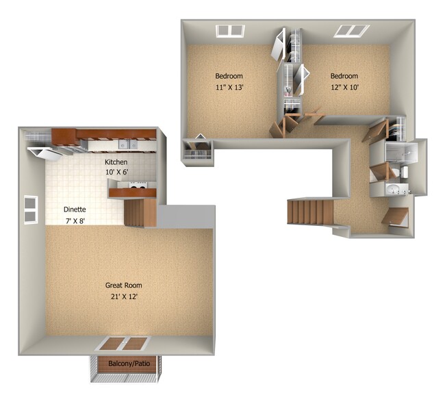 Floorplan - Woodmere Townhomes