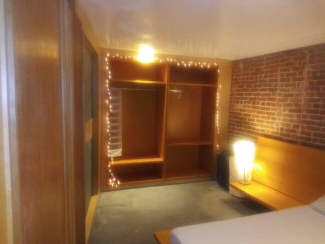 Bedroom brick detail - 1328 Irving St NW