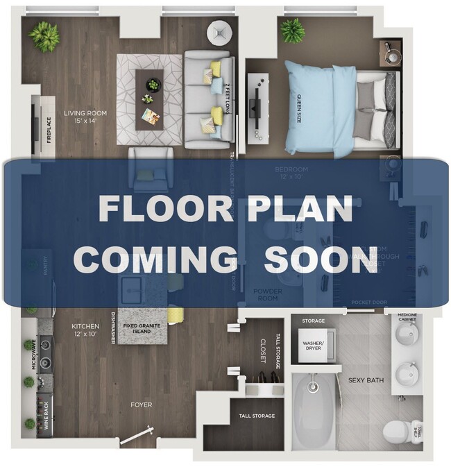 Floorplan - Fourth Street Apartments